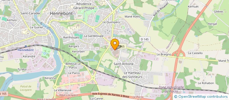 localisation de l'entreprise JEGO CORDONNERIE à HENNEBONT