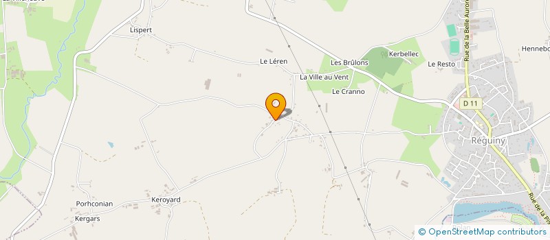 localisation de l'entreprise JEGOREL à REGUINY