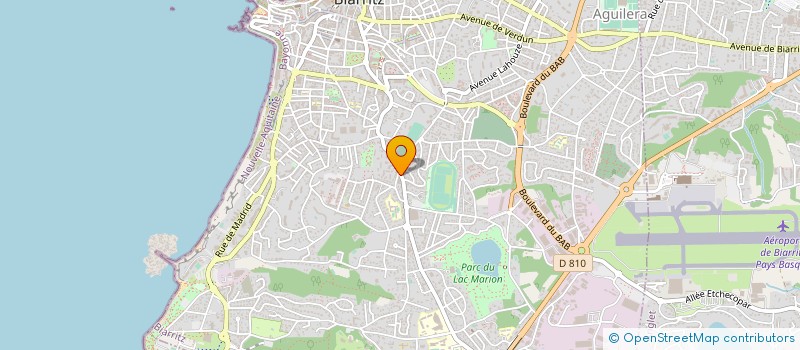 localisation de l'entreprise JEGOU à BIARRITZ