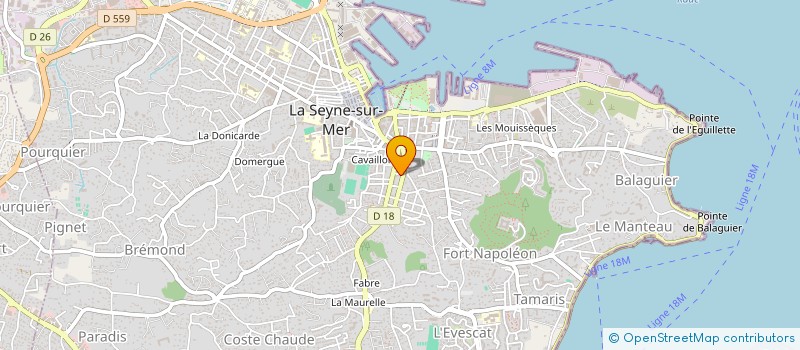 localisation de l'entreprise JEGOU à LA SEYNE-SUR-MER