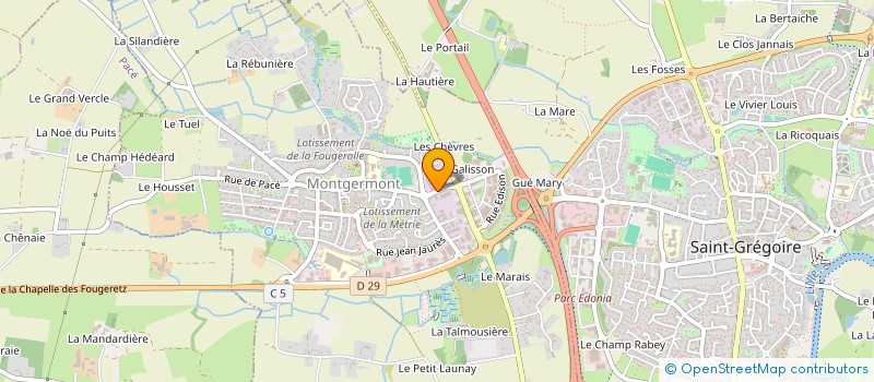 localisation de l'entreprise JEGOU AUTOMOBILES  MONTGERMONT