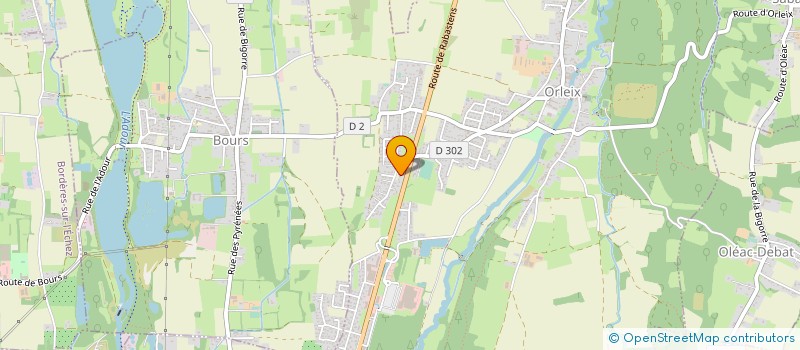 localisation de l'entreprise JEGUN MATHIEU METALLERIE  ORLEIX