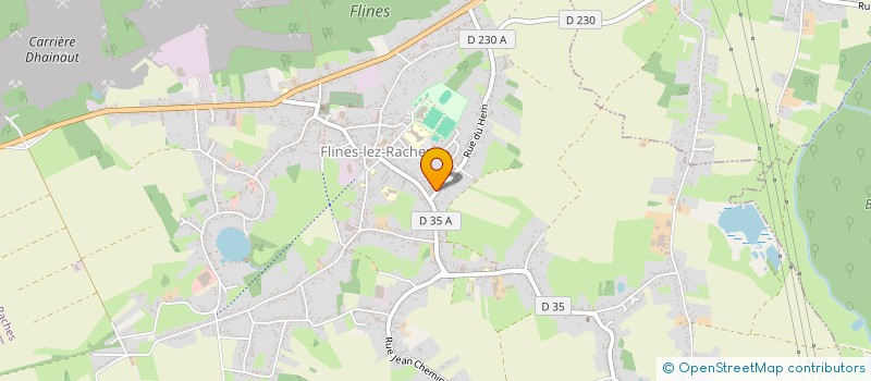 localisation de l'entreprise JEH à FLINES-LEZ-RACHES