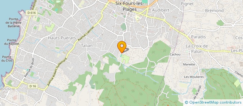 localisation de l'entreprise JEHACELA à SIX-FOURS-LES-PLAGES