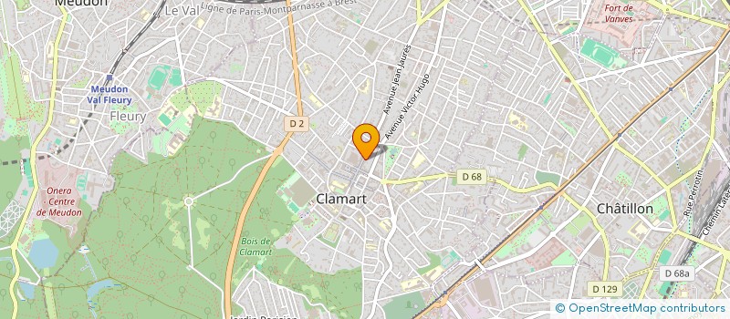 localisation de l'entreprise JEHAN DARFEUILLE à CLAMART
