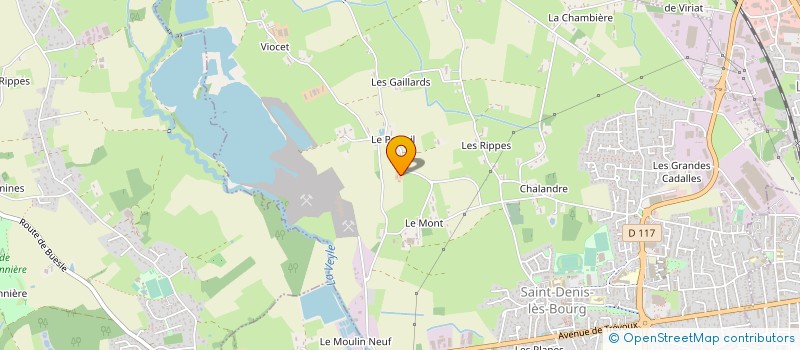 localisation de l'entreprise JEHAN DE LESCUREL à SAINT-DENIS-LES-BOURG