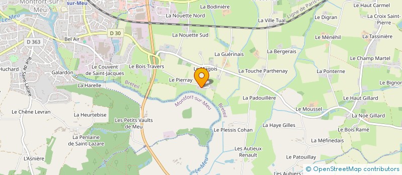 localisation de l'entreprise JEHANNIN TAXI  BRETEIL