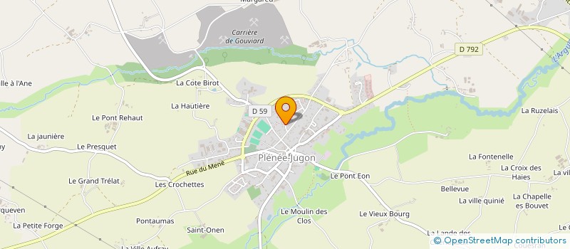 localisation de l'entreprise JEHERVE à LAMBALLE-ARMOR