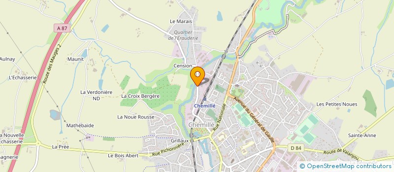 localisation de l'entreprise JEHIER à CHEMILLE-EN-ANJOU