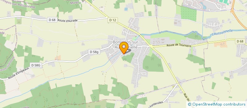 localisation de l'entreprise JEHRE  BONREPOS-SUR-AUSSONNELLE