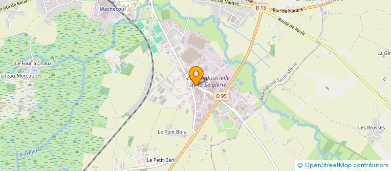 localisation de l'entreprise JEHUDIEL  MACHECOUL-SAINT-MEME