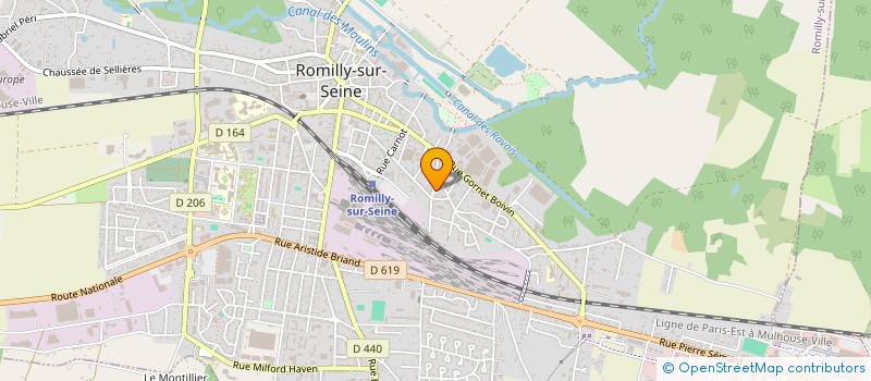 localisation de l'entreprise JEIRABAT  ROMILLY-SUR-SEINE