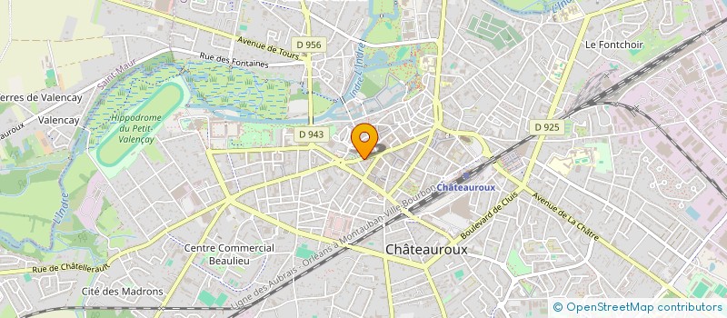 localisation de l'entreprise JEJARO à CHATEAUROUX