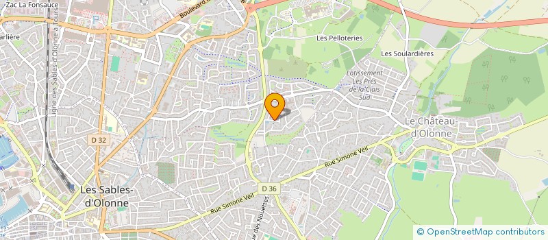 localisation de l'entreprise JEK à LES SABLES-D'OLONNE