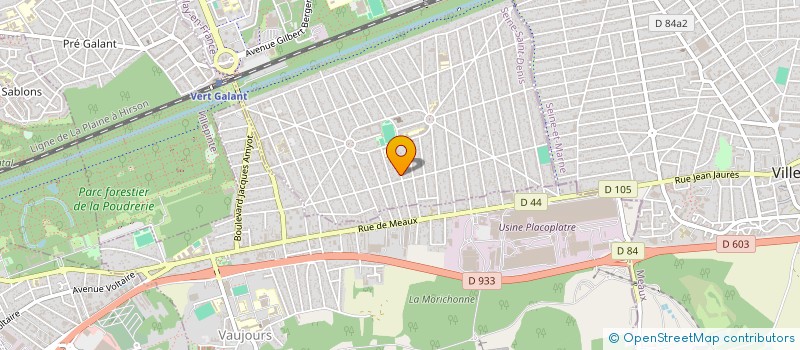 localisation de l'entreprise JEK BAT à TREMBLAY-EN-FRANCE