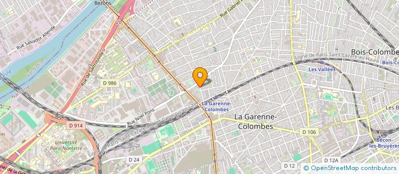 localisation de l'entreprise JEK CONSULTING à COLOMBES
