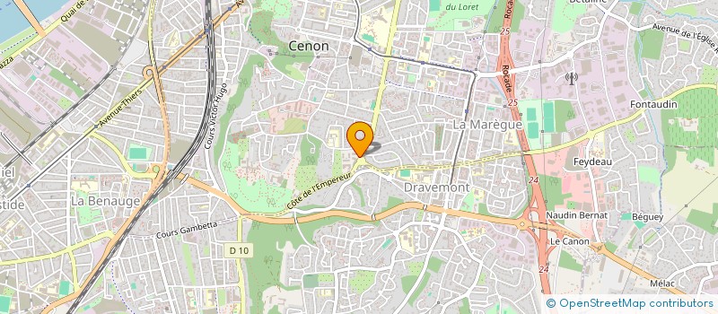 localisation de l'entreprise JEK TRANSPORTS  CENON