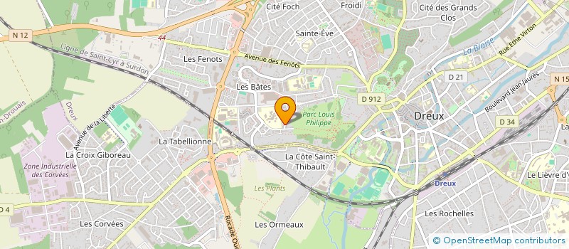 localisation de l'entreprise JEKA-BAARA (TRAVAILLONS ENSEMBLE) DES MALIENS A DREUX à DREUX