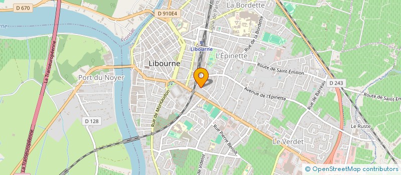 localisation de l'entreprise JEKADEMO  LIBOURNE