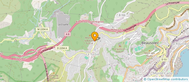 localisation de l'entreprise JEKENILS à LA TURBIE