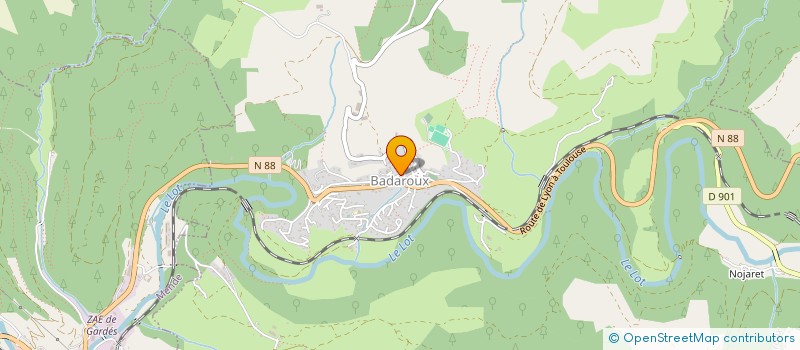 localisation de l'entreprise JEKIEL-LABEAUME-SALAZARD  SAINT-ETIENNE-DU-VALDONNEZ