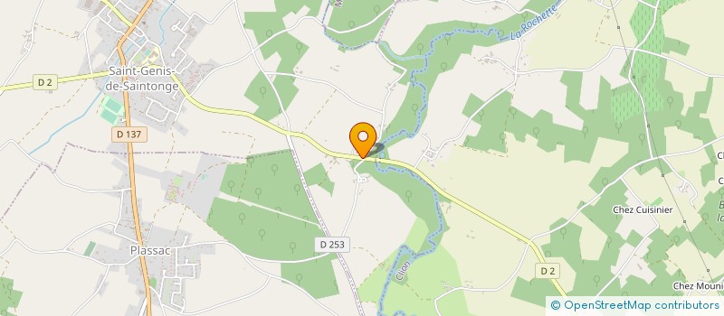 localisation de l'entreprise JEKIMA  SAINT-GENIS-DE-SAINTONGE