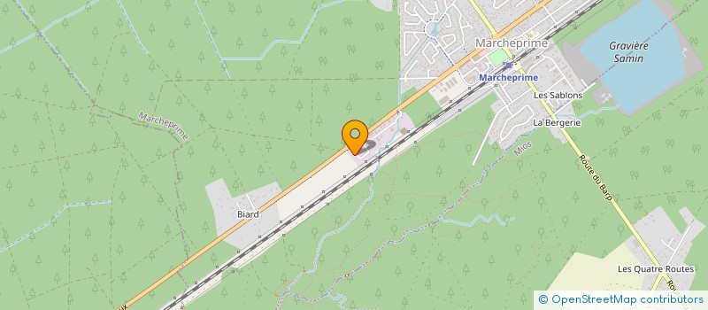 localisation de l'entreprise JEKPIZZ  MARCHEPRIME