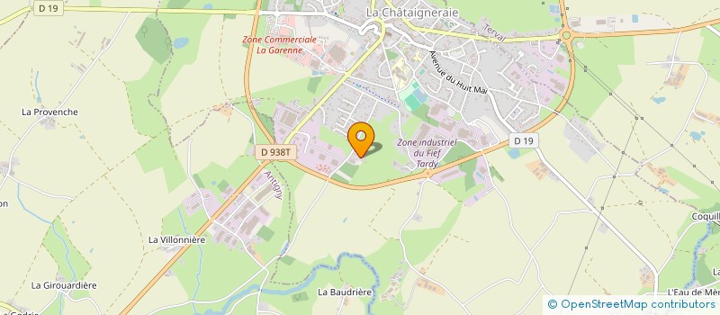 localisation de l'entreprise JEKY  CHATAIGNERAIE (LA)