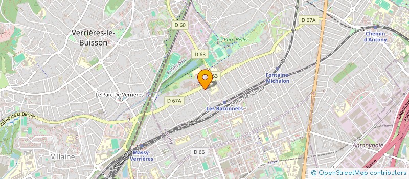 localisation de l'entreprise JEL à ANTONY