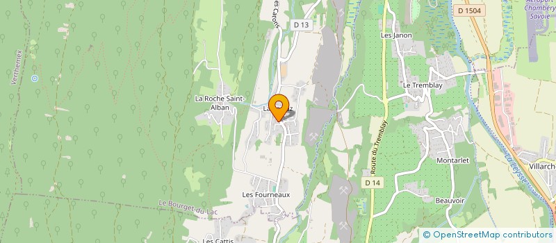 localisation de l'entreprise JEL  LE BOURGET-DU-LAC