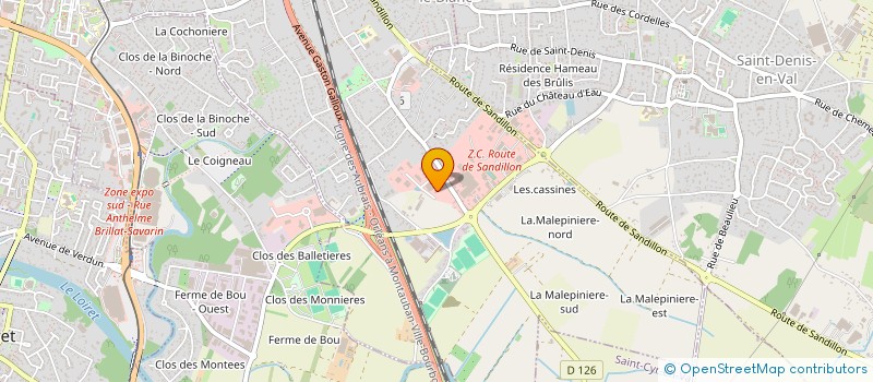 localisation de l'entreprise JEL INVEST à SAINT-JEAN-LE-BLANC