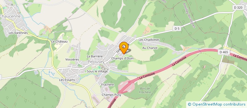 localisation de l'entreprise JELA  PELOUSEY