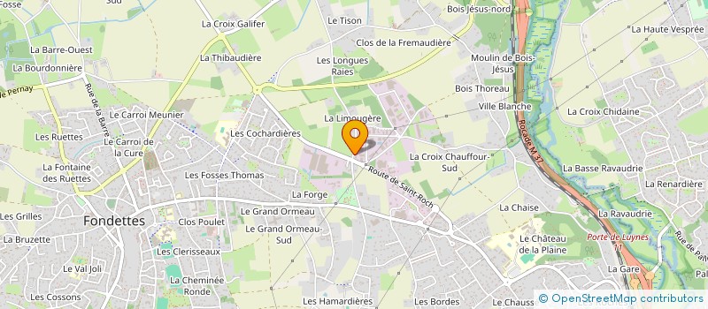 localisation de l'entreprise JELABA à FONDETTES