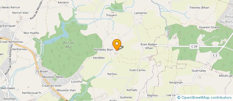 localisation de l'entreprise JELAFI à SAINT-EVARZEC