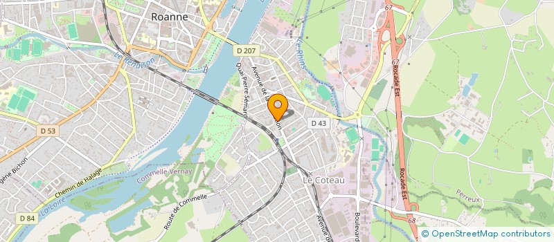 localisation de l'entreprise JELALI  ROANNE