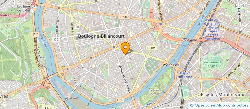 localisation de l'entreprise JELAPI  BOULOGNE-BILLANCOURT