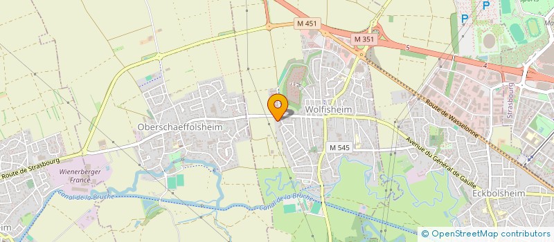 localisation de l'entreprise JELATO à WOLFISHEIM