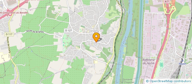 localisation de l'entreprise JELAV à IRIGNY