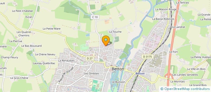 localisation de l'entreprise JELECTRIZH  BETTON