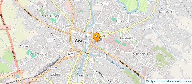 localisation de l'entreprise JELEN  CASTRES