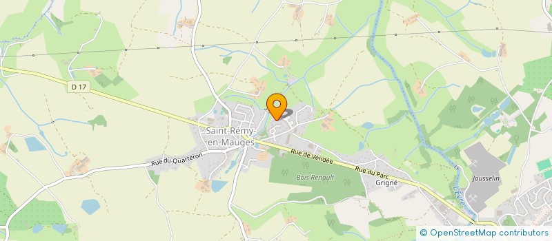 localisation de l'entreprise JELF à MONTREVAULT-SUR-EVRE