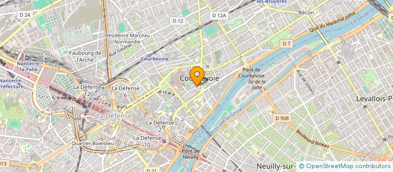 localisation de l'entreprise JELH à COURBEVOIE