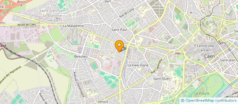 localisation de l'entreprise JELIDIA à CAEN