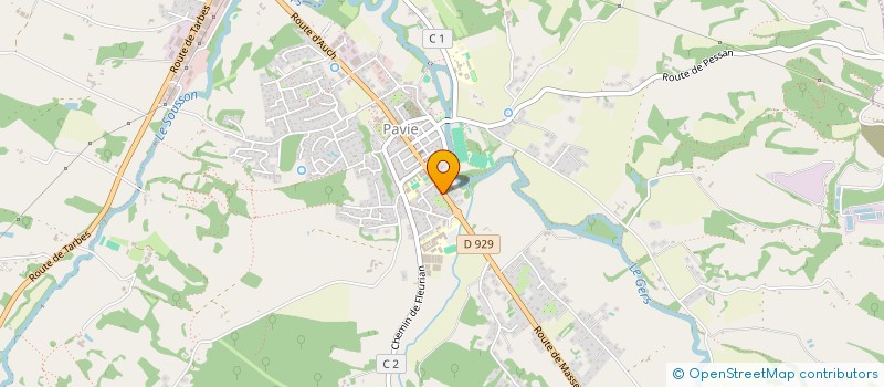 localisation de l'entreprise JELIFLAU  PAVIE