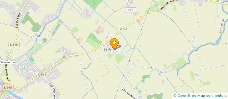 localisation de l'entreprise JELILIE  BEUVRY