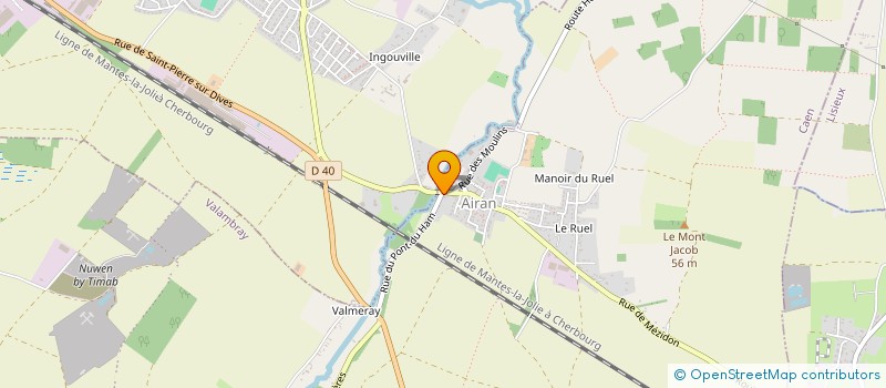 localisation de l'entreprise JELIN  VALAMBRAY