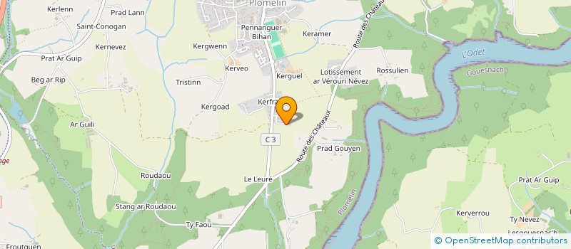 localisation de l'entreprise JELINAN  PLOMELIN