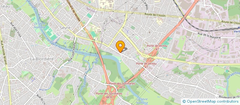 localisation de l'entreprise JELINE  VERTOU