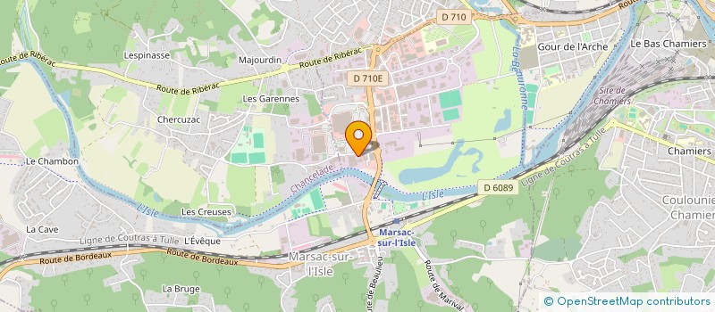 localisation de l'entreprise JELIO  MARSAC SUR L'ISLE