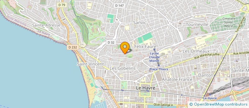 localisation de l'entreprise JELIOS à LE HAVRE